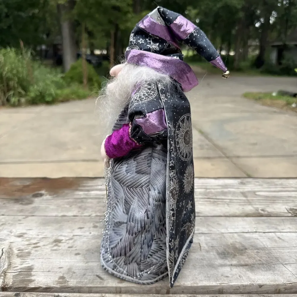 Unusual Handmade Scary Whimsical Witch Sorcerer Halloween OOAK